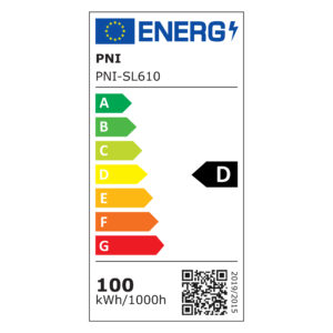 PNI SL610 100W gatvių apšvietimo šviestuvas, 12000lm, 6500K, 230V