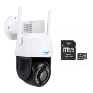 Vaizdo stebėjimo kamerų komplektas PNI House IP575 5MP WiFi su IP + PNI 128GB MicroSD atminties kortele su SD adapteriu - Image 4