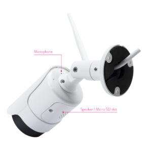 PNI House IP52 2MP 1080P belaidė IP vaizdo stebėjimo kamerų sistema + PNI 128GB MicroSD atminties kortelė su SD adapteriu - Image 5