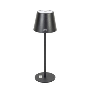 PNI LT04B stalinė lempa su 2,5W LED, 1200 mAh baterija, įkrovimas per USB-C, 150 liumenų, šilta balta šviesa 3000K, spalva juoda - Image 5