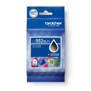 Brother LC552XLBK rašalo kasetė 1 vnt Originalus Juoda
