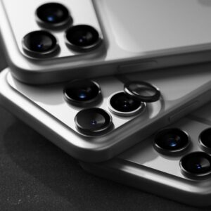 FOTOAPARATO APSAUGA RINGKE CAMERA FRAME PROTECTOR 2-PACK iPhone 17 PRO / 17 PRO MAX JUODA - Image 5