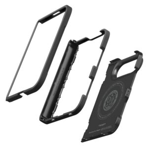 Spigen SLIM ARMOR PRO S MagSafe iPhone DUO JUODAS - Image 5