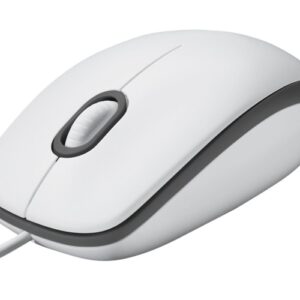 Logitech M100 Laidinė pelė, 1000 DPI, Balta