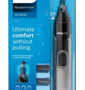 Philips 3000 Series NT3650/16 Nosies, ausų ir antakių plaukų kirpimo mašinėlė, Pilka - Image 2