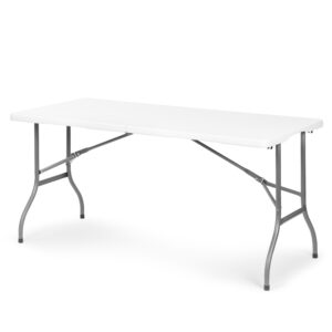 Sudedamas sodo kateringinis stalas 153x70 cm, lagamino tipo, baltas MultiGarden - Image 6