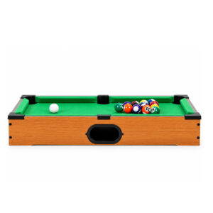 Mini biliardo stalas 50x30 cm pulo žaidimo rinkinys vaikams su priedais ECOTOYS - Image 6