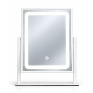 LED kosmetinis veidrodis 25x30 cm su apšvietimu, 3 spalvų režimai ModernHome - Image 6