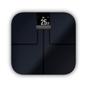 Garmin Index S2 Stačiakampis Juoda Elektroninės vonios svarstyklės - Image 2