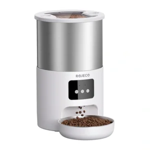 Automatinė gyvūnų šėrykla Rojeco Smart Pet Feeder 4.5l iš nerūdijančio plieno