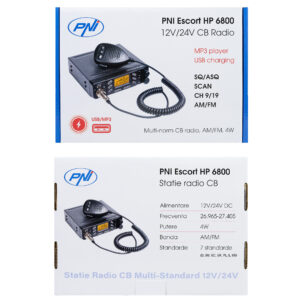 PNI Escort HP 6800 CB radijo stotelė - Image 5