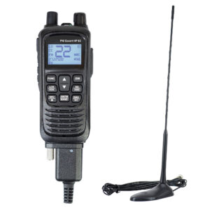 Nešiojama CB radijo stotelė PNI Escort HP 82, kelių standartų, 4W, 12V, AM-FM su PNI Extra 45 CB antena su magnetu