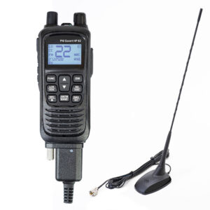Nešiojama CB radijo stotelė PNI Escort HP 82, kelių standartų, 4W, 12V, AM-FM su PNI Extra 48 CB antena