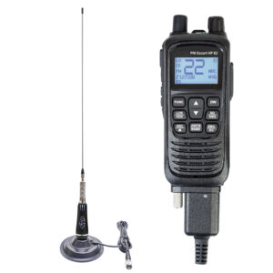 Nešiojama CB radijo stotelė PNI Escort HP 82, daugiastandartė, 4W, 12V, AM-FM su PNI LED 2000 CB antena