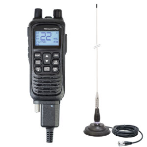 Nešiojama CB radijo stotelė PNI Escort HP 82, daugiastandartė, 4W, 12V, AM-FM su PNI ML100 CB antena su magnetu