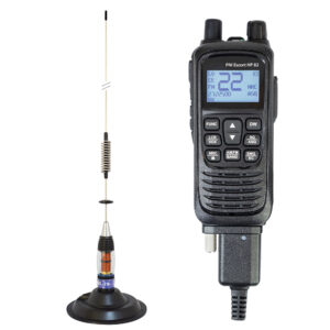 Nešiojama CB radijo stotelė PNI Escort HP 82, daugiastandartė, 4W, 12V, AM-FM su PNI ML70 CB antena su magnetu