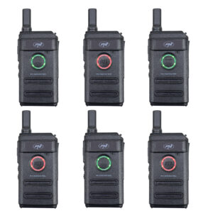 6 nešiojamų radijo stotelių rinkinys PNI PMR R10 PRO, 446MHz, 0.5W, 16 programuojamų kanalų, 16 PMR ir 50 CTCSS bei 104 DCS tonų, Monitorius, Nuskaitymas