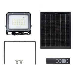 PNI GreenHouse WS50 50W LED prožektorius su saulės baterija, 6000mAh akumuliatoriumi, nuotolinio valdymo pulteliu, reguliuojamu laikmačiu ir ryškumu, 6500 K, IP65 - Image 10