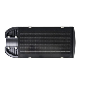 PNI SL220 200W gatvių apšvietimo lempa, su integruota 15W saulės baterija, 6500K, 1700lm, 3 x integruota 15Ah baterija, mikrobangų judesio jutiklis - Image 2