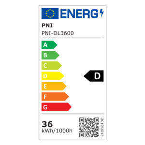 Linijinis LED šviestuvas PNI D-Light 3600, 36W, 6500k, sandarus IP65, su apsauga nuo vandens, dulkių ir korozijos, skirtas pramoniniam apšvietimui, tuneliams, perėjoms, metro - Image 4