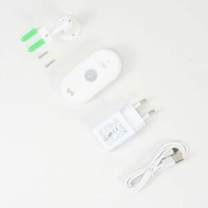SafeHouse HS401 PIR judesio jutiklis su „Wi-Fi“, suderinamas su „Tuya“ programa, 80dB garsinis signalas, integruotas garsiakalbis, 5V USB C maitinimo šaltinis - Image 7