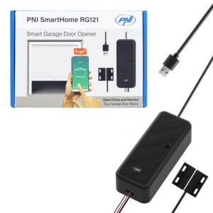 PNI SmartHome RG121 išmanioji relė su „Wi-Fi“ garažo durų / vartų atidarymo valdymui, suderinama su „Tuya“ programa, 5 V maitinimo šaltinis - Image 6