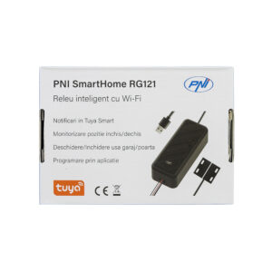 PNI SmartHome RG121 išmanioji relė su „Wi-Fi“ garažo durų / vartų atidarymo valdymui, suderinama su „Tuya“ programa, 5 V maitinimo šaltinis - Image 8