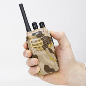 PNI PMR R40 CAMO nešiojamų radijo stotelių rinkinys, 10 vienetų komplektas, 0.5W, 16 PMR, 1200mAh baterijos su įkrovikliais ir ausinėmis komplekte - Image 4