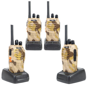 PNI PMR R40 Camo 0.5W nešiojamų radijo stotelių komplektas, 16 kanalų, ASQ, TOT, monitorius, programuojamas, 1200mAh Li-Ion baterijos, įkrovikliai ir ausinės komplekte, 4 vnt. rinkinys - Image 11