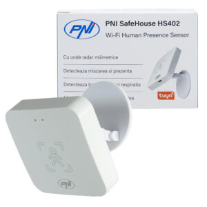 PNI SafeHouse HS402 „Wi-Fi“ buvimo jutiklis, su milimetrinių bangų radaru, 10 m veikimo nuotolis, aptinka judesį ir statinį buvimą, matuoja atstumą ir ryškumą, suderinamas su „Tuya“ programėle, 5V USB-C maitinimo šaltinis - Image 6