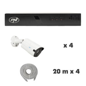 Vaizdo stebėjimo rinkinys NVR POE PNI House IP710J, 4 kameros PNI IP818J, 8MP ir pridedami kabeliai - Image 5