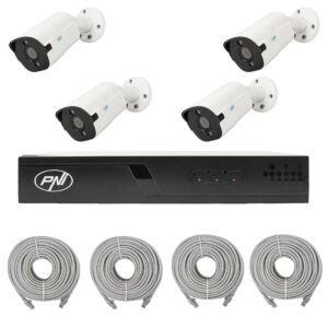 Vaizdo stebėjimo rinkinys NVR POE PNI House IP710J, 4 kameros PNI IP818J, 8MP ir pridedami kabeliai - Image 6