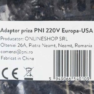 PNI 220V Europos-JAV kištukinis adapteris - Image 5