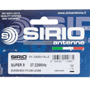 Sirio SUPER 9 CB antena su „butterfly“ tipo laikikliu, ilgis 155 cm, 27 - 28.5 MHz, 250W, komplekte laikiklis, 4m RG58 kabelis ir PL259 jungtis - Image 9