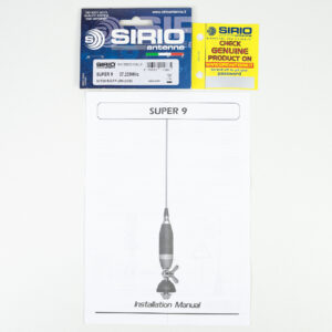 Sirio SUPER 9 CB antena su „butterfly“ tipo laikikliu, ilgis 155 cm, 27 - 28.5 MHz, 250W, komplekte laikiklis, 4m RG58 kabelis ir PL259 jungtis - Image 10