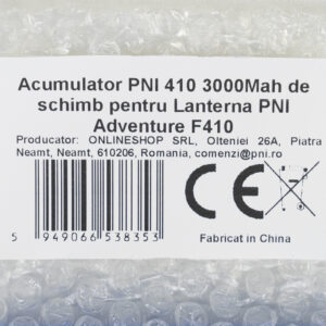 PNI 410 3000mAh atsarginė baterija PNI Adventure F410 žibintuvėliui - Image 8