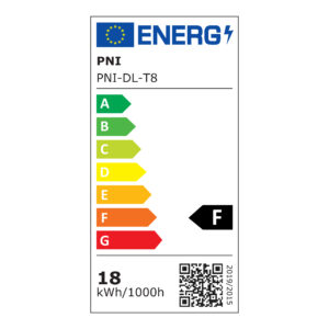 PNI D-Light T8 18W stiklinis LED vamzdis, ilgis 120cm, 1850lm, 6400K, šaltai balta šviesa, IP65