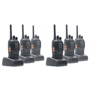 6 nešiojamų radijo stotelių rinkinys PNI PMR R40 PRO, komplekte baterijos, įkrovikliai ir ausinės - Image 12