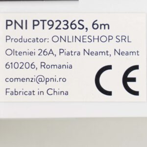 Užuolaidų bėgelis, karnizas PNI PT9236S, ilgis 6m, suderinamas su išmaniuoju varikliu PNI SafeHome PT923 - Image 11