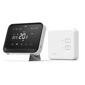 Išmanusis termostatas PNI CT45 belaidis, su WiFi, valdymu internetu, šildymo sistemoms, TuyaSmart APP