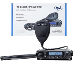 CB radijo stotelė PNI Escort HP 6500 PRO, daugiastandartė, VOX, NRC, 4W, AM-FM, 12V, SQ, ASQ, komplekte yra cigarečių degiklio kištukas - Image 10