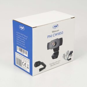 PNI CW1850 „Full HD“ internetinė kamera, USB jungtis, tvirtinimo spaustukas, integruotas mikrofonas - Image 14