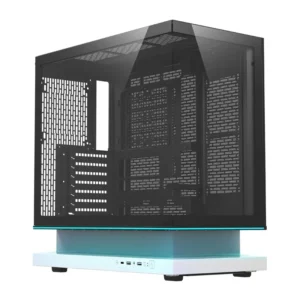 DarkFlash F1 ATX kompiuterio korpusas + 6 ventiliatoriai (baltas) - Image 2