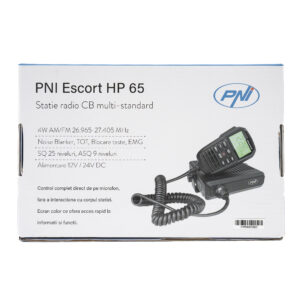 CB radijo stotelė PNI Escort HP 65 ASQ, multi-norm, RF Gain, ASQ, reguliuojamas SQ, 12 - 24 V cigarečių degiklio lizdas pridedamas - Image 2