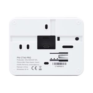 Išmanusis termostatas PNI CT40 PRO belaidis, su WiFi, valdymu internetu, šildymo sistemoms, TuyaSmart APP - Image 13