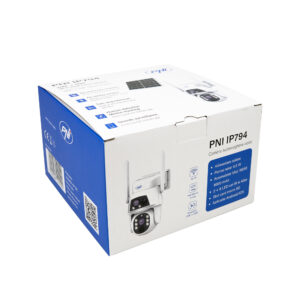PNI IP794 vaizdo stebėjimo kamera su „Wi-Fi“, PTZ, dvigubu objektyvu 2MP + 2MP, 5,5W saulės baterija, 8000mAh akumuliatoriumi - Image 16