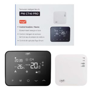 Išmanusis termostatas PNI CT40 PRO belaidis, su WiFi, valdymu internetu, šildymo sistemoms, TuyaSmart APP - Image 21
