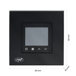 Išmanusis termostatas PNI CT25B WiFi dujiniam šildymo katilui, montuojamas į sieną, 16A, valdymas per „Tuya Smart“ programėlę, programavimas dienai, rankinis/automatinis režimas, juoda spalva - Image 6