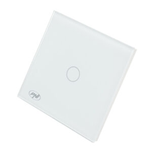 Paprastas laiptinis jungiklis ir kryžminis jungiklis su jutikliniu valdymu PNI CS101W, pagamintas iš stiklo, baltas su LED indikatoriumi, 800W - Image 3