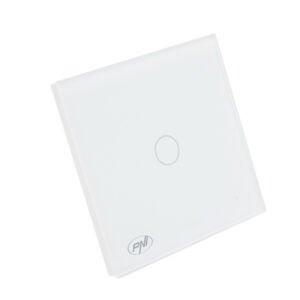 Paprastas laiptinis jungiklis ir kryžminis jungiklis su jutikliniu valdymu PNI CS101W, pagamintas iš stiklo, baltas su LED indikatoriumi, 800W - Image 11